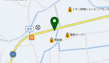 ラビット 挾間店の地図画像