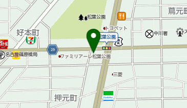 ラビット 中川店の地図画像