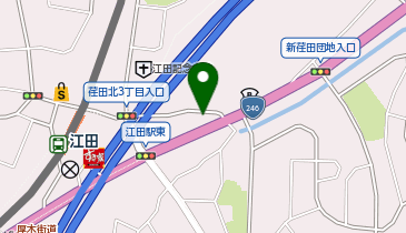 ラビット 246江田駅前店の地図画像