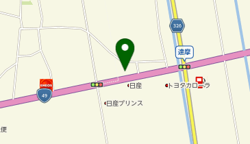 ラビット 会津若松インター店の地図画像