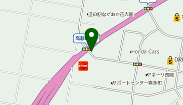 ラビット ながおか花火館前店の地図画像