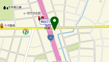 ラビット 一宮バイパス店の地図画像