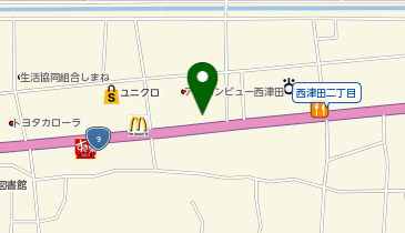 ラビット 松江中央店の地図画像