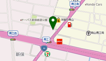 ラビット 岡山青江店の地図画像