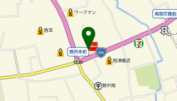 ラビット 佐久野沢店の地図画像