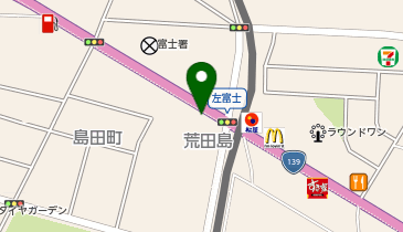 ラビット 富士旧国一店の地図画像