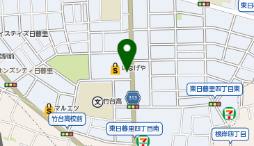 いなげや 荒川東日暮里店の地図画像
