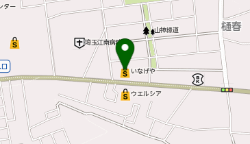 いなげや 大里江南店の地図画像