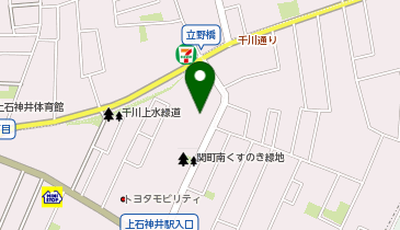 いなげや 練馬上石神井南店の地図画像