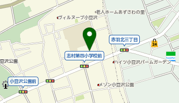 いなげや 板橋小豆沢店の地図画像