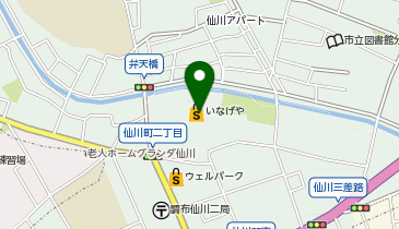 いなげや 調布仙川店の地図画像