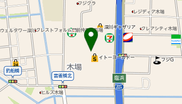ポポラマーマ イトーヨーカドー木場店の地図画像