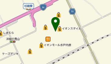 イオンモール 水戸内原店の地図画像