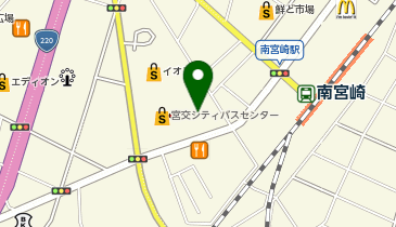 ポポラマーマ 宮交シティ店の地図画像