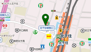 ポポラマーマ 北千住店の地図画像