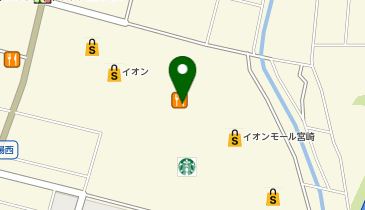 ポポラマーマ イオンモール宮崎店の地図画像