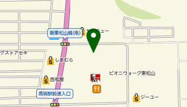 ポポラマーマ ピオニウォーク東松山店の地図画像
