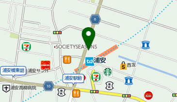 ポポラマーマ 浦安店の地図画像