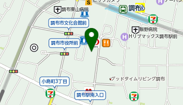 ポポラマーマ調布店の地図画像