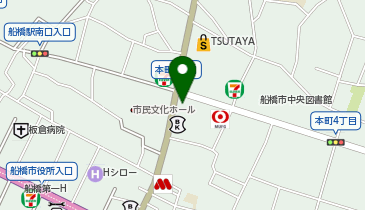 ポポラマーマ 船橋店の地図画像