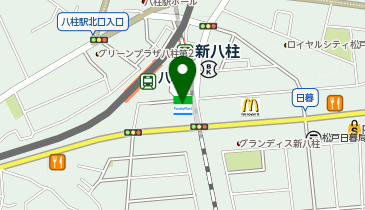 ポポラマーマ 新八柱店の地図画像