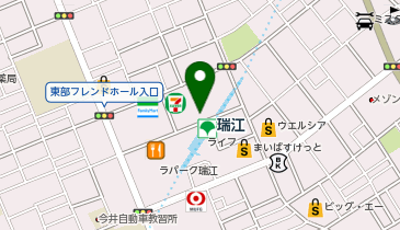 ポポラマーマ 瑞江店の地図画像