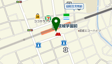 ポポラマーマ 成城学園前店の地図画像