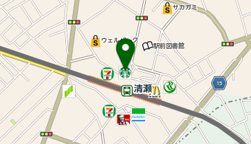 ポポラマーマ 清瀬店の地図画像