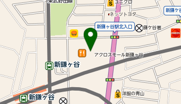 ポポラマーマ アクロスモール新鎌ケ谷店の地図画像