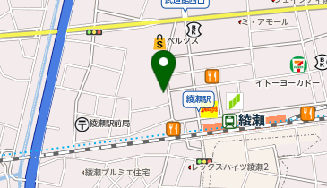 ポポラマーマ 綾瀬店の地図画像