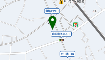 コインランドリー「ふわふわ」野田梅郷店の地図画像