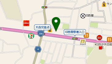 コインランドリー「ふわふわ」印西市役所前店の地図画像