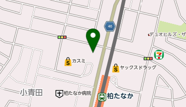 コインランドリー「ふわふわ」柏たなか駅前店の地図画像