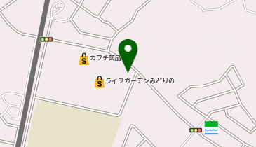 コインランドリー「ふわふわ」つくばみどりの店の地図画像