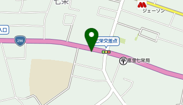 コインランドリー「ふわふわ」富里七栄店の地図画像