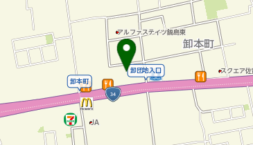 お仏壇のはせがわ 佐賀店の地図画像