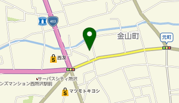 お仏壇のはせがわ 所沢店の地図画像