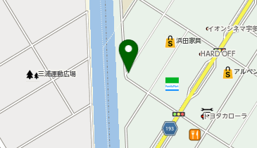 ワンラブ イオンタウン宇多津店の地図画像