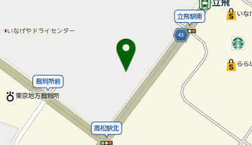 ワンラブ ららぽーと立川立飛店の地図画像