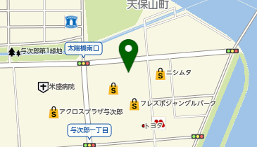 ワンラブ ニシムタ与次郎店の地図画像