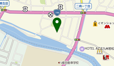 ワンラブ ペットワイド若松店(FC)の地図画像
