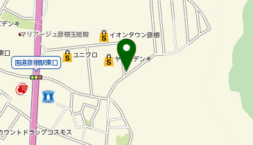 ワンラブ イオンタウン彦根店の地図画像
