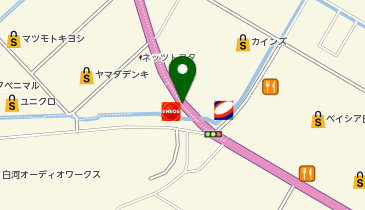 ワンラブ カインズ白河モール店(FC)の地図画像