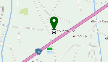 アップガレージ 岡山倉敷店の地図画像