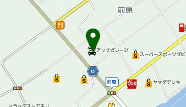 アップガレージ 沖縄中部店の地図画像