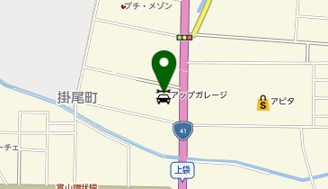 アップガレージ 富山店の地図画像