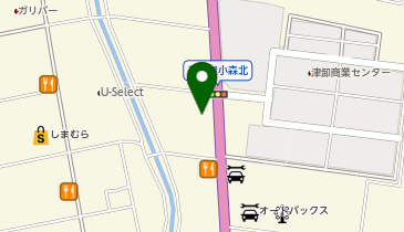 アップガレージ 津店の地図画像