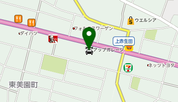 アップガレージ 群馬館林店の地図画像