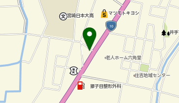 アップガレージ 宮崎北店の地図画像