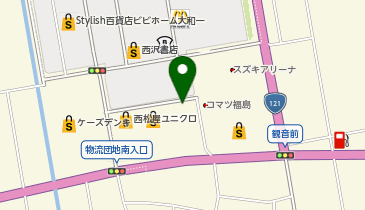 アップガレージ 会津インター店の地図画像